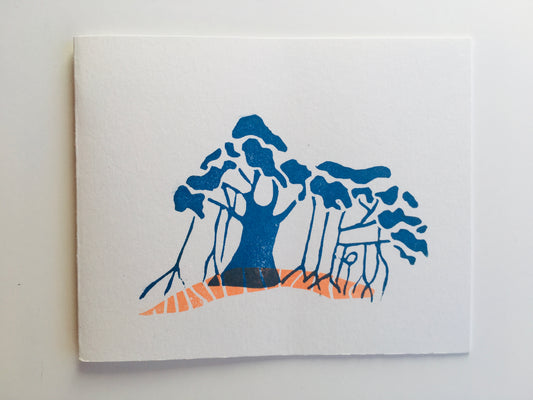 Arbre - carte et enveloppe